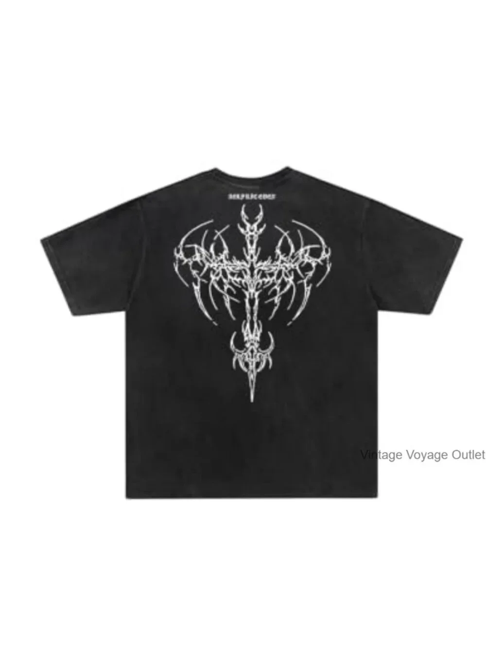 Gothic Graphic T-Shirt Oversized Fit 100% Cotton